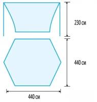 Tramp Lite палатка Tent blue (синий)