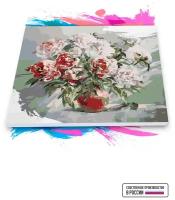 Картина по номерам Babylon Розовые пионы VP573 40x50 см