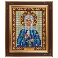 Набор для вышивания бисером Икона Святая блаженная Матрона Московская 13 x 16 см GALLA COLLECTION М263