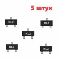 BAT54A KL2 транзистор (5 шт.) SOT23 SMD аналог BAT54S схема BAT54 характеристики цоколевка datasheet