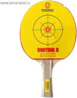 Ракетка для настольного тенниса Torres Control, для начинающих, накладка 1,8 мм, коническая ручка