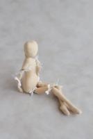 Джейн, 42 см. Заготовка подвижной интерьерной куклы из текстиля для рукоделия, хобби, творчества