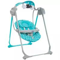 Качели пульт управления Chicco Polly Swing Up, turquoise