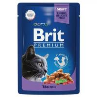 корм для кошек Brit Premium беззерновой, с треской (кусочки в соусе)
