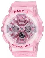 Наручные часы CASIO Baby-G, розовый, бесцветный