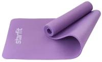 Коврик для йоги Starfit FM-301, 183х58х1 см фиолетовый надпись