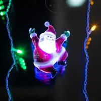 Гирлянда NEON-NIGHT Санта Клаус на присоске, 10 см, красный
