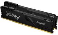 Оперативная память Kingston DDR4 32Gb (2x16Gb) 3200 MHz pc-25600 FURY Beast Black (KF432C16BB1K2/32)