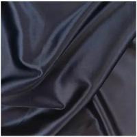 Ткань плательная шелк (синий) 95% шелк, 5% эластан, 50 см * 112 см, италия