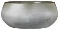 Керамическое кашпо-чаша доуро, серое, 14х34 см, Edelman, Mica