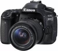 Фотоаппарат Canon EOS 80D Kit EF-S 18-55mm f/3.5-5.6 IS STM, черный