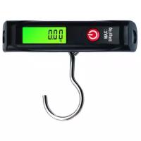 Портативные Электронные Весы для багажа и не только до 50 кг Electronic Luggage Scale Точность 10 г с дисплеем Батарея в комплекте