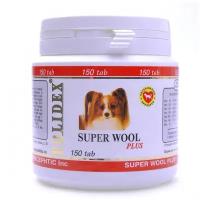 Витамины Polidex Super Wool plus для собак, 150 таб. х 1 уп