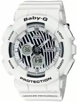 Наручные часы CASIO Baby-G, белый, мультиколор