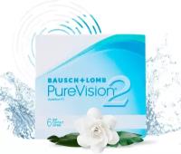 Контактные линзы Bausch & Lomb PureVision 2 HD, 6 шт., R 8,6, D -4,75, бесцветный, 1 уп