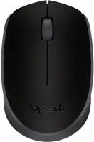 Мышь Logitech M171 черныйсерый оптическая 1000dpi беспроводная USB для ноутбука 2but