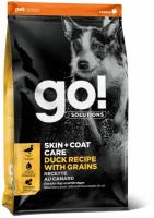 Корм сухой GO! Solutions для щенков и собак, со свежей уткой и овсянкой, 11,34 кг