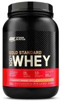 Optimum Nutrition 100% Whey Gold standard 909 гр 1,9 - 2lb (Optimum Nutrition) Клубника-банан