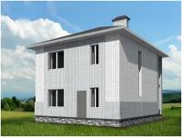 Готовый проект двухэтажного дома GRAND-105,2