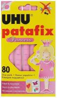 Клеящие подушечки UHU Patafix Серия Princess многоразовые, розовые, 80 шт. (UHU 41710)*