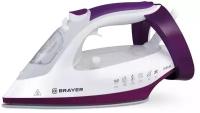 Утюг BRAYER BR4009 2400Вт, керамич, пар 140 г/мин, антикапля, 280 мл, вертикальное отпаривание