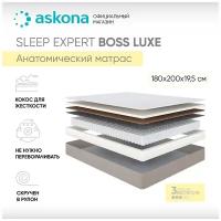 Матрас Аскона Sleep Expert Boss Luxe, пружинный