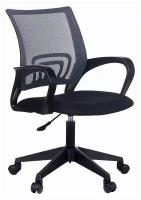 Кресло Бюрократ CH 696 GREY серый/черный, обивка сетка/ткань, крестовина пластик