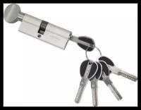 Цилиндровый механизм (личинка для замка)с перфорированным ключами. ключ-вертушка CW35/55 (90mm) SN (Матовый никель) MSM