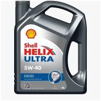 Синтетическое моторное масло SHELL Helix Ultra Diesel 5W-40, 4 л