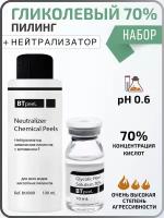 Гликолевый пилинг 70% + Нейтрализатор BTpeel