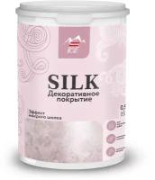 Декоративное покрытие Parade Ice Silk с эффектом мокрого шелка, белый, 0.9 л