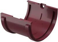 Соединение желоба пластиковое d120 мм Docke Standard красное RAL 3005