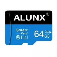 Карта памяти ALUNX CARD Class 10 + SD адаптер 64GB