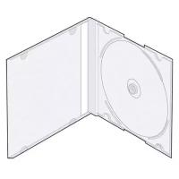 Бокс для CD/DVD дисков Slim Box, 5 шт, VS, прозрачный, CDB-sl-T5