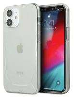 Чехол Mercedes PC/TPU Transparent line Embossed 1 Hard для iPhone 12 mini, цвет Прозрачный (MEHCP12SARCT)