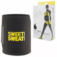 Пояс для похудения Sweet Sweat Waist Trimmer Belt / Пояс корсет универсальный для похудения мужчин и женщин, Желтый