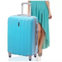 Дорожный чемодан большой для путешествий Тевин, Синий, 0003, размер L, 105 л (28 дюймов)