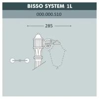 Консоль для паркового фонаря FUMAGALLI BISSO SYS 1L 000.000. S10. A0