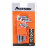 Ермак Набор ключей TORX-профиль 9пр. (50х3мм-125х9мм)