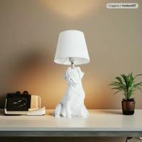 Лампа декоративная Arte Lamp Bobby A1512LT-1WH, E27, 40 Вт