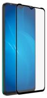 DF / Закаленное стекло с цветной рамкой (fullscreen+fullglue) для Tecno Spark 5 Air смартфона Техно Спарк 5 Аир DF tColor-06 (black) / черный