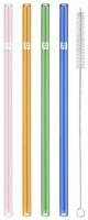 Набор стеклянных трубочек, прямые, цветные, Zwilling 4 шт. 39500-602