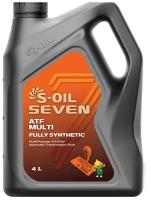 Трансмиссионное масло S- OIL 7 ATF MULTI 4/5/6 ступенчатые автоматы (4L), синтетика