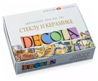 Краски Невская палитра Decola по стеклу и керамике 4041114 12 цв. (20 мл.)