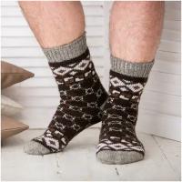 Носки Бабушкины носки, размер 44-46, коричневый