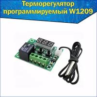 Терморегулятор программируемый электронный W1209 с датчиком