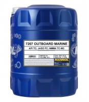 Полусинтетическое моторное масло Mannol Outboard Marine 7207, 20 л