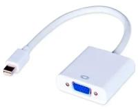 Видео адаптер GAL 2532 переходник mini DisplayPort на VGA F - белый, кабель 0.25м