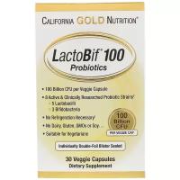 California Gold Nutrition LactoBif капс., 100 млрд КОЕ, 70 г, 30 шт., нейтральный