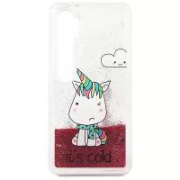 Чехол для Xiaomi Mi Note 10 Pink Summer TPU (little unicorn)